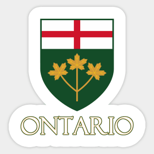 Ontario, Canada - Coat of Arms Design Sticker